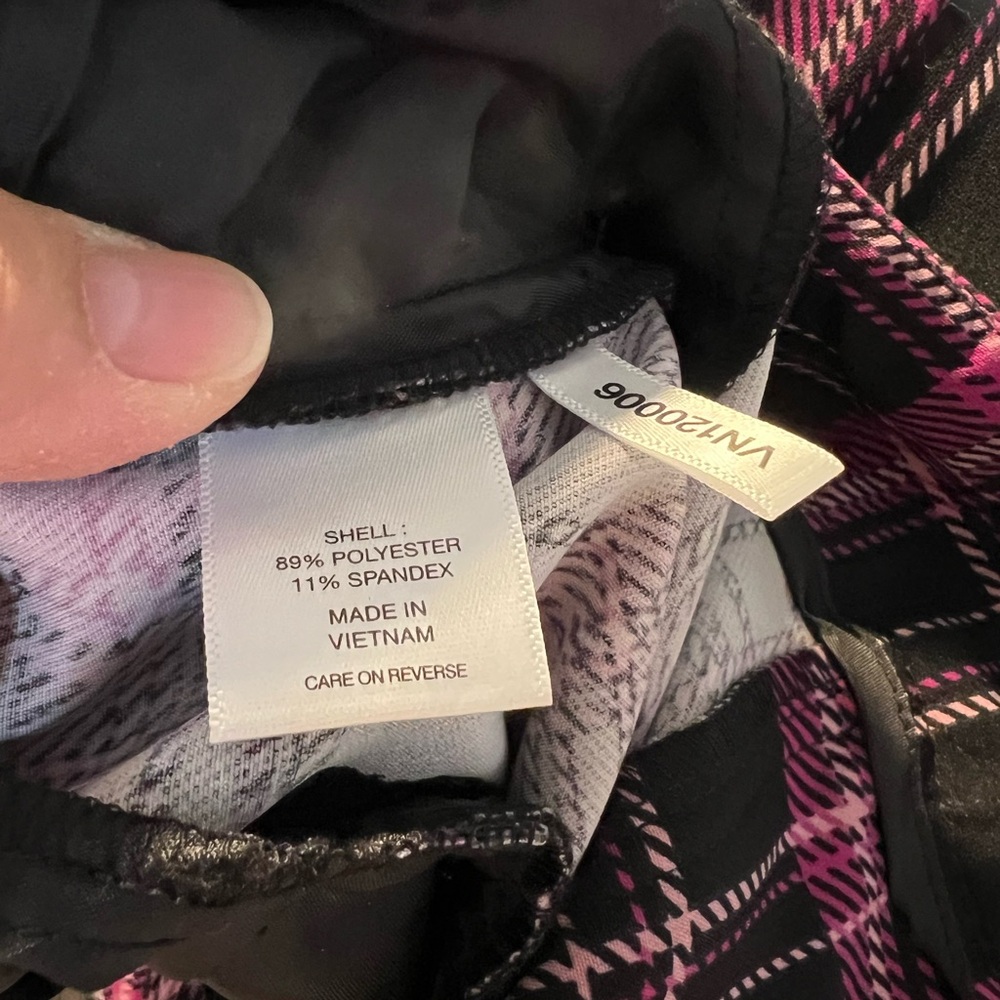 NWT - New York & Co Plaid Pants - Size 14 - Picture 4 of 6